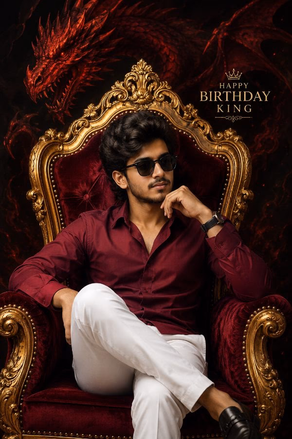 Preview for King birthday portrait new trending